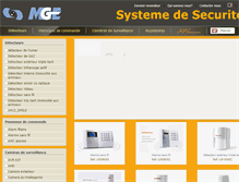 Tablet Screenshot of mge-security.com